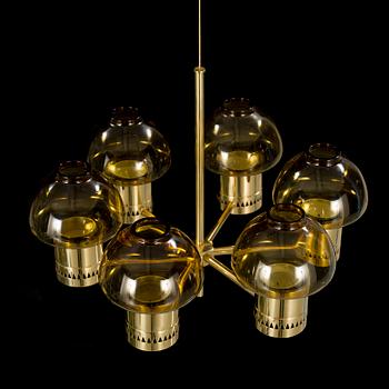 A chandelier, designed by Hans-Agne Jakobsson for Hans-Agne Jakobsson AB.