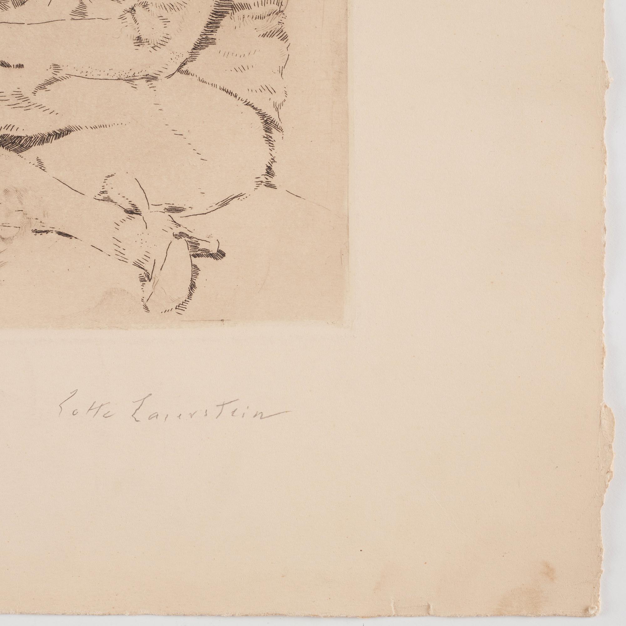 Lotte Laserstein, "Die Malerin und Traute Rose zeichnend".