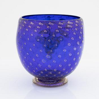 Vas, glas, Imperio Rossi, Murano, Italien, sent 1900-tal.