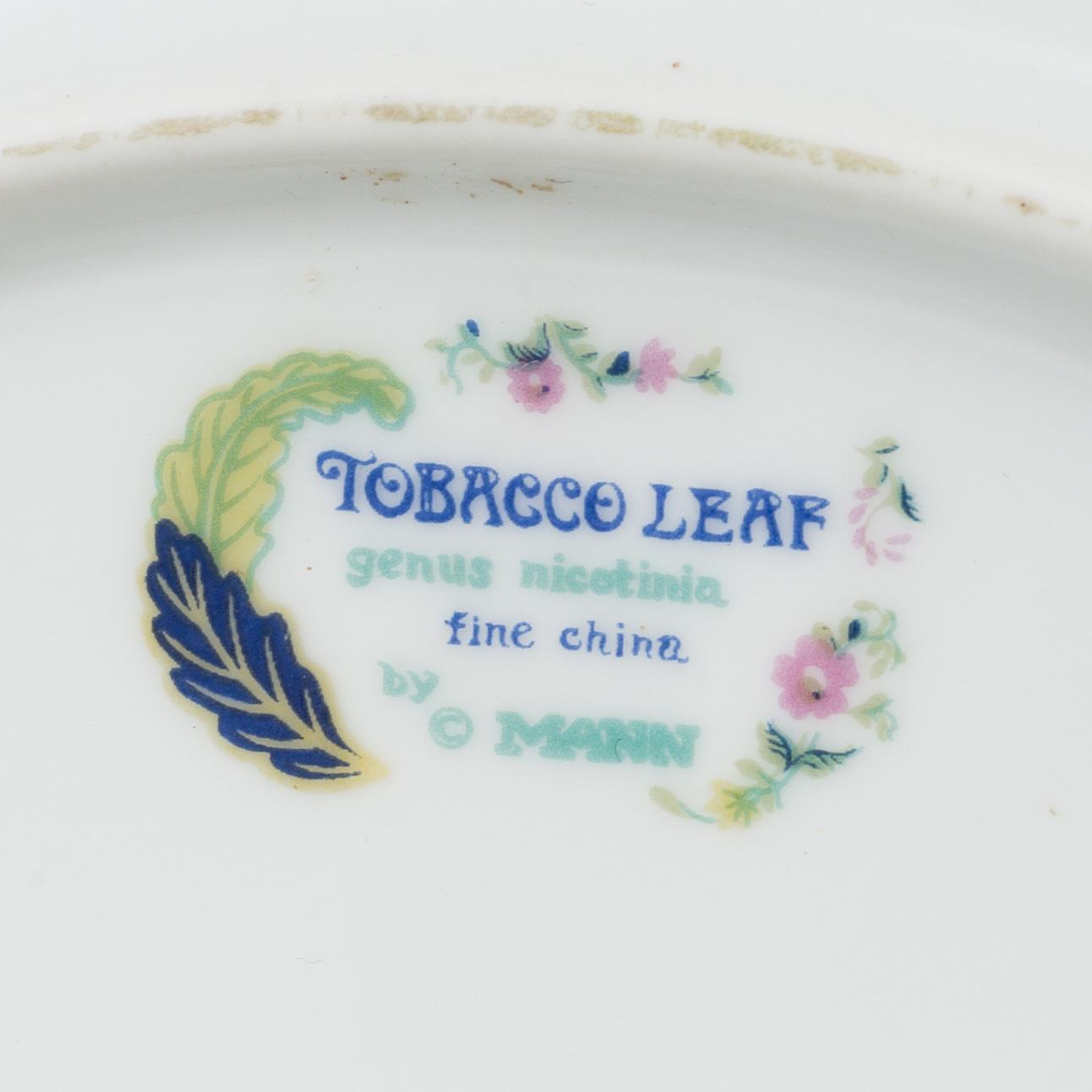MAT- och KAFFESERVIS, 47 delar, porslin. "tobacco leaf", Mottahedeh Collection, 1900-tal.