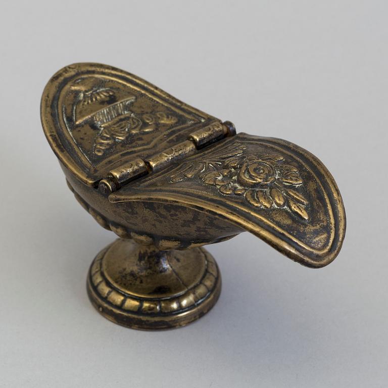 OBLATASK, brons, 1700-tal.