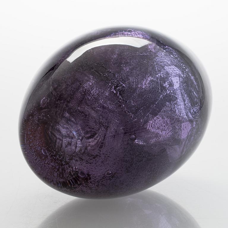 Sini Majuri, a glass sculpture, 'Motion' signed Sini Majuri 2021, Glass Studio Mafka&Alakoski Riihimäki.