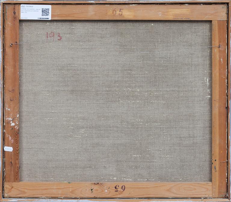 SIMONE DE DARDEL, olja på duk, signerad och daterad 1963.