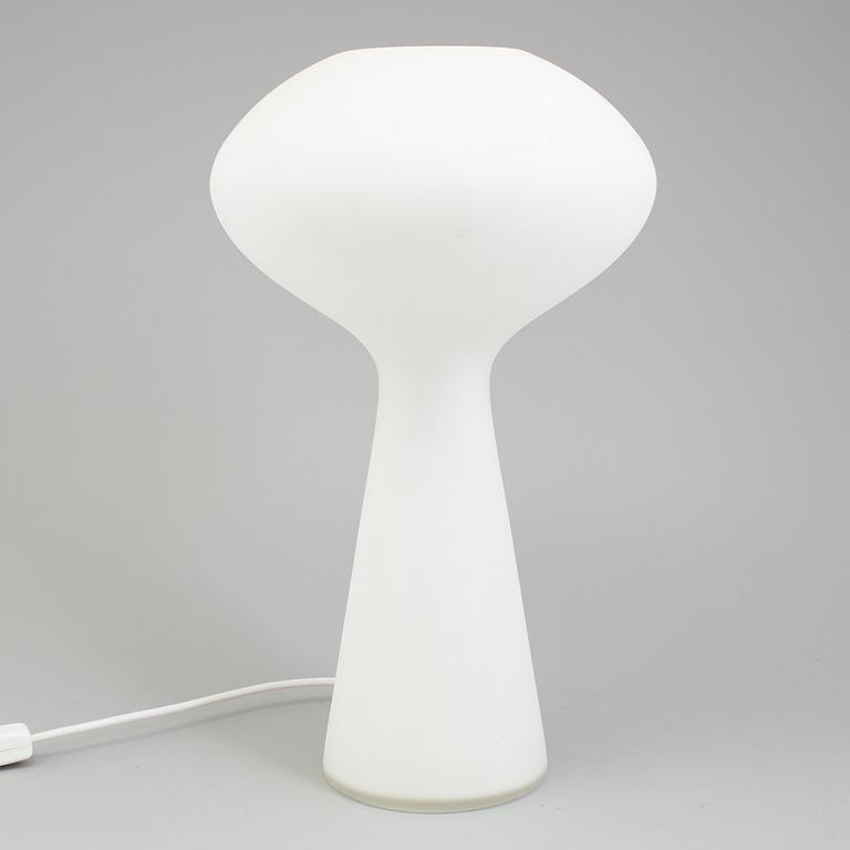 A Lisa Johansson Pape glass table lamp, Iittala for Stockmann-Orno, Finland, probably 1950's.