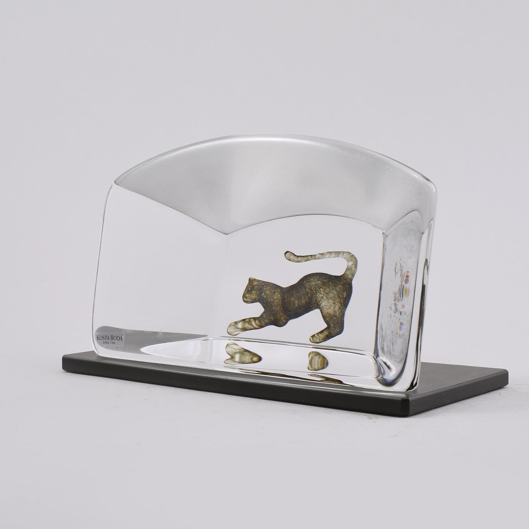 SKULPTUR, glas, Bertil Vallien, Kosta Boda.