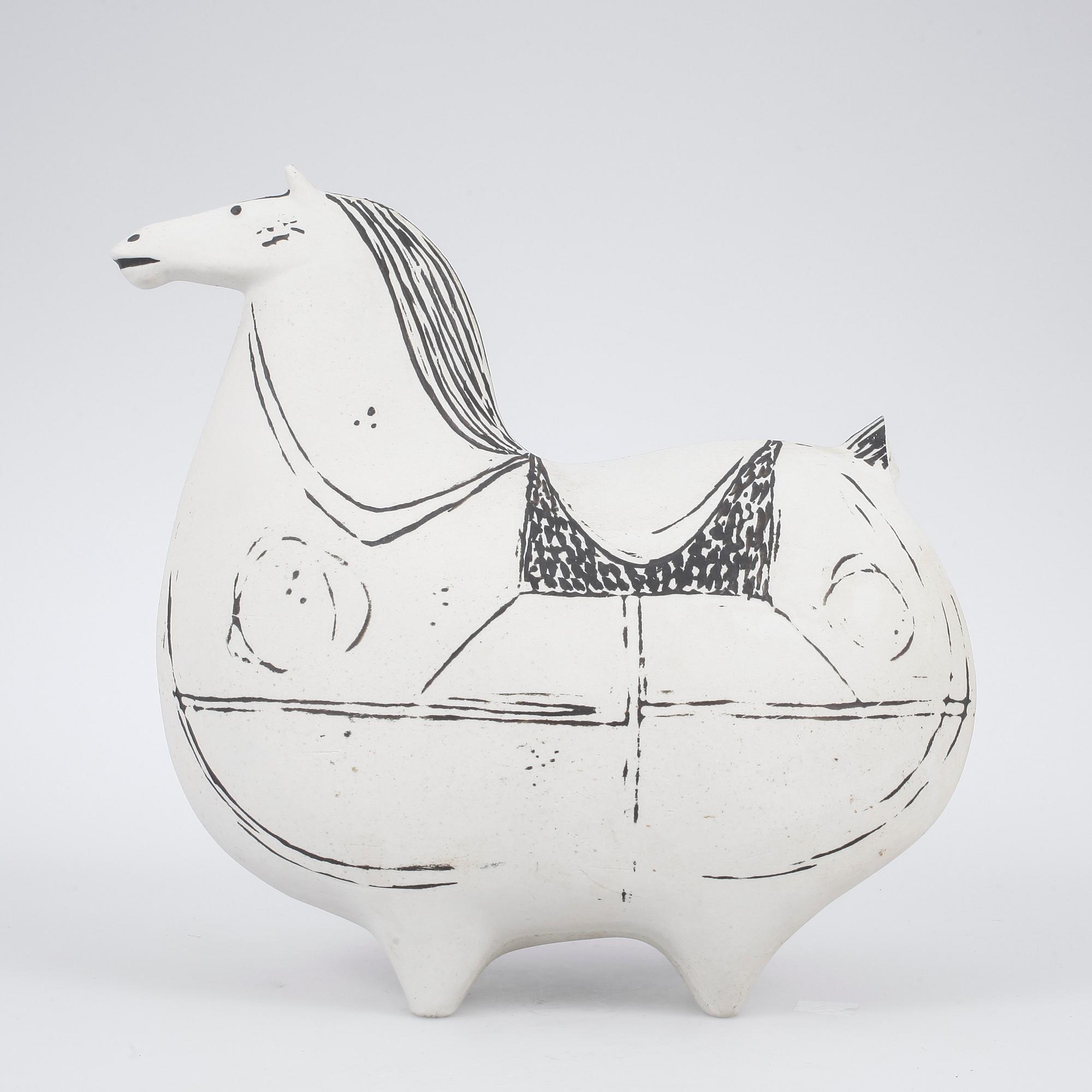FIGURIN, stengods,"Springare" Stig Lindberg, Gustavsberg studio 1952-72.