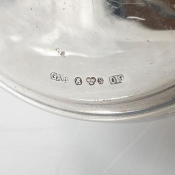 A pair of silver candlesticks, GAB, Stockholm, 1964.