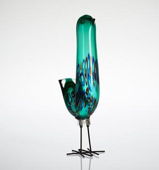 An Alessandro Pianon 'Pulcino' glass bird, Vistosi, Italy 1960's.