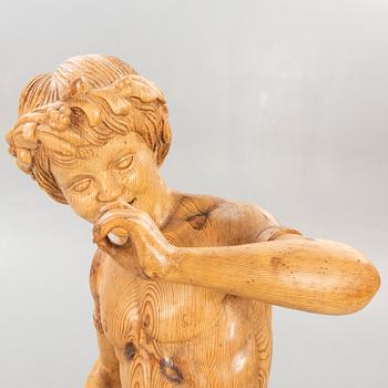Okänd konstnär 1900-tal , wooden sculpture.