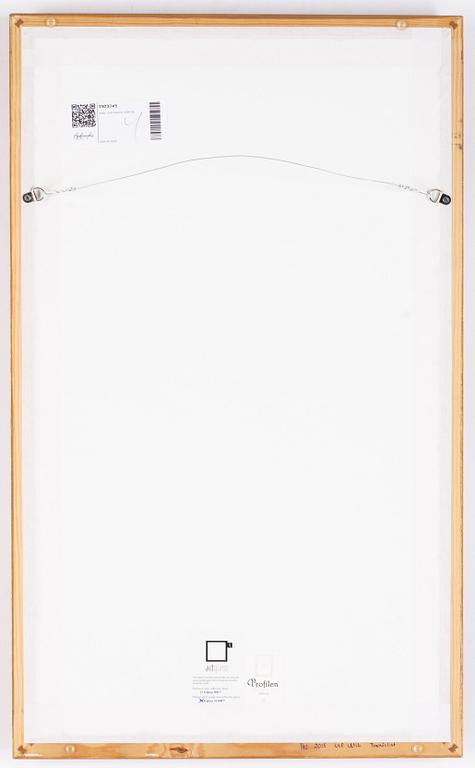 Isaac Grünewald, red chalk drawing, signed.