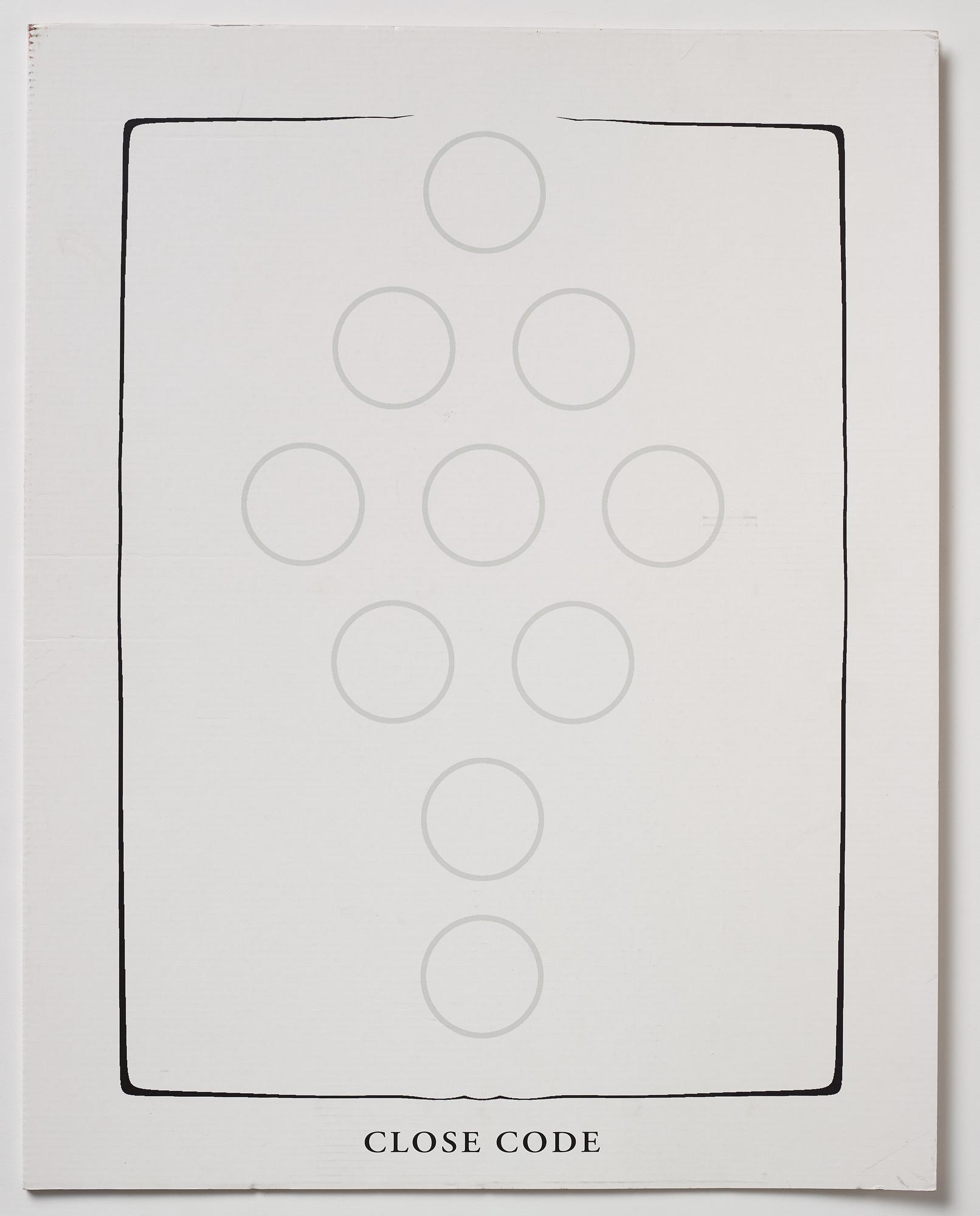 Sture Johannesson, "Close Code".