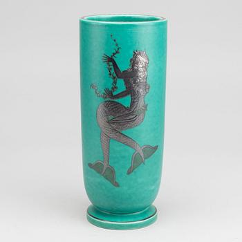 WILHELM KÅGE, vas "Argenta" Gustavsberg, stengods.