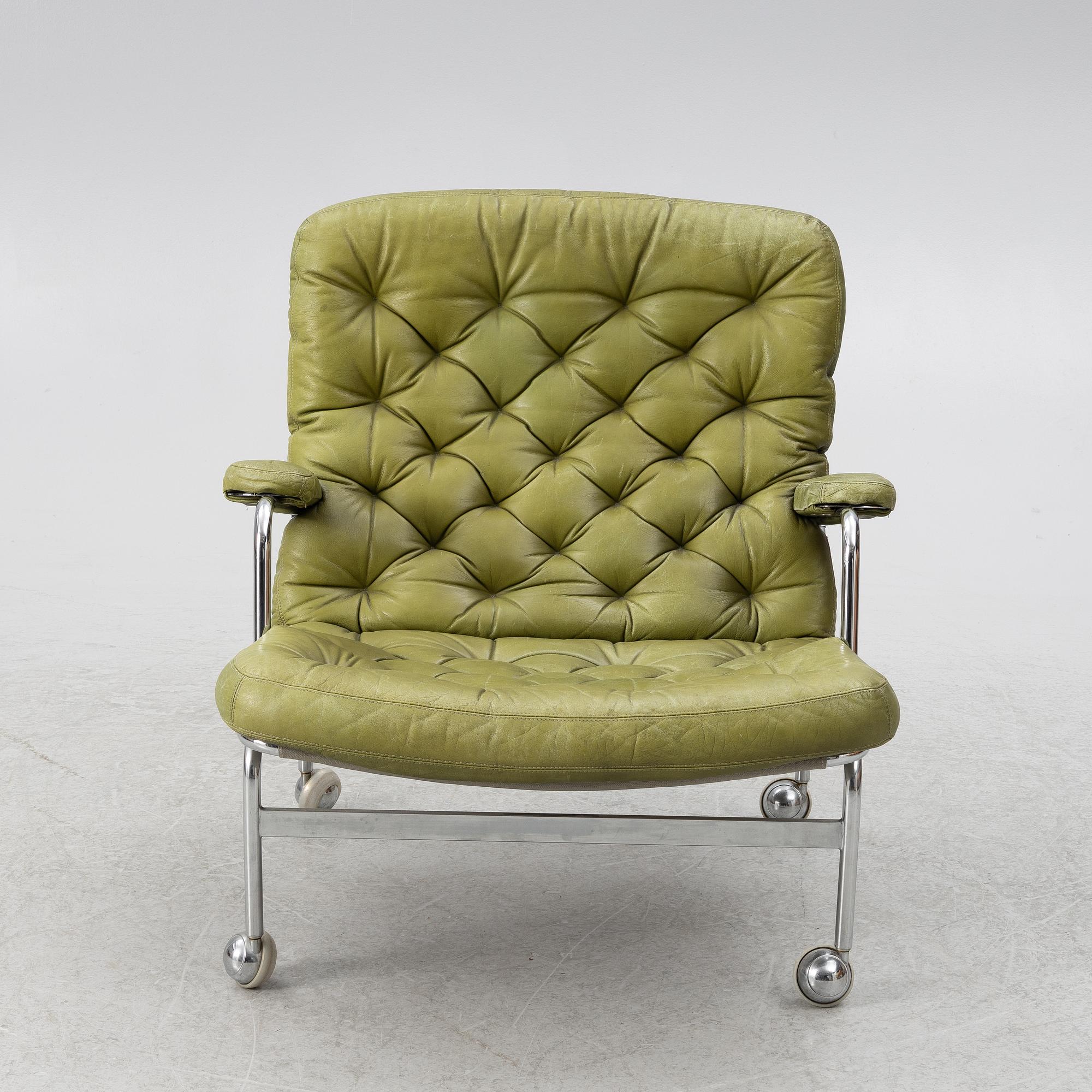 Bruno Mathsson, armchair, "Karin", Dux, late 20th century.