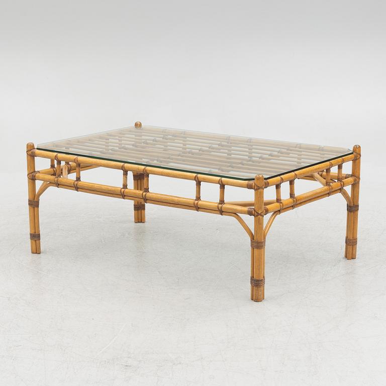 A coffee table and a pair of armchairs, Sweden, second half of the 20th century.