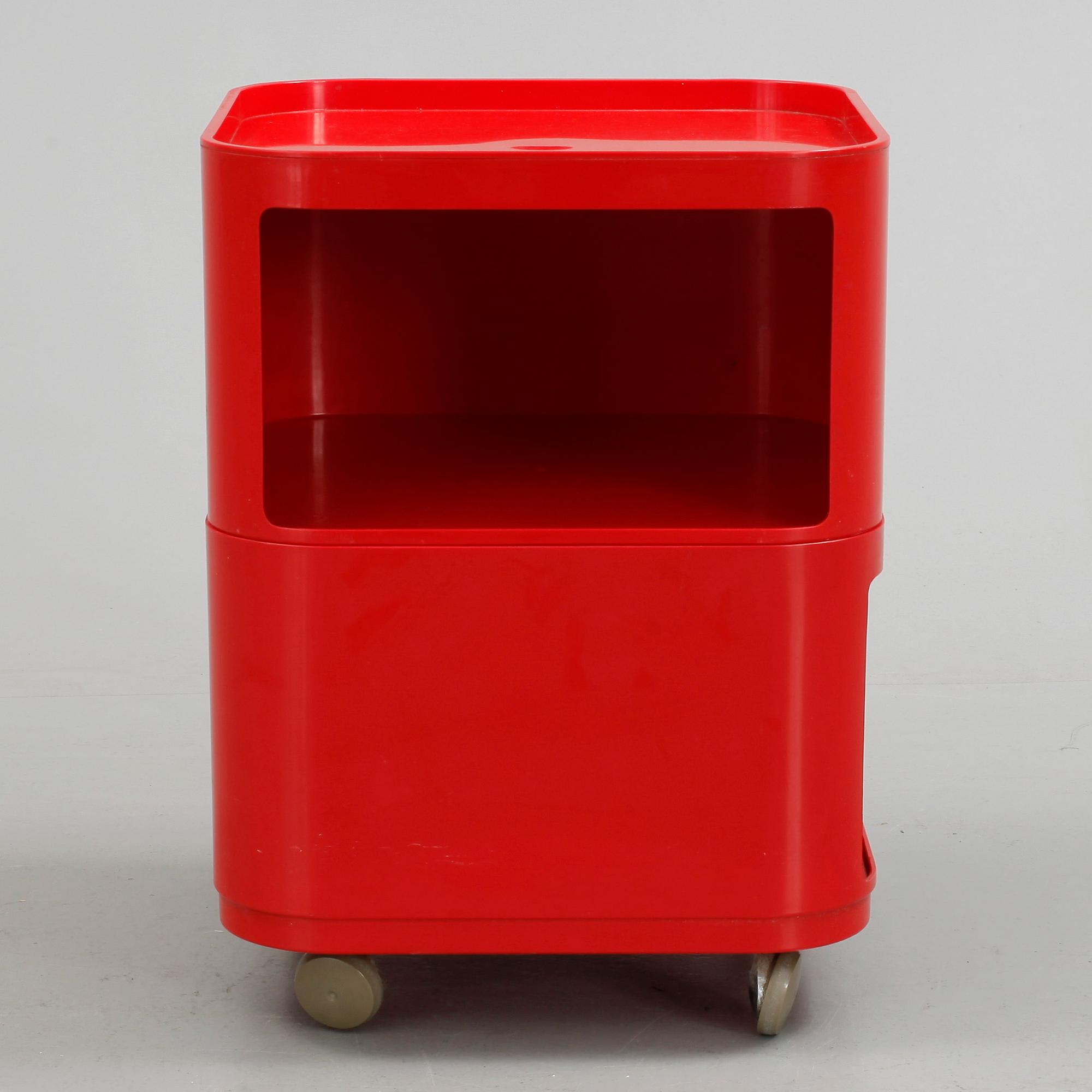 RULLHURTS / BORD, plast, "Componibili", Anna Castelli-Ferrieri, Kartell, Italien, 1900-talets andra hälft.