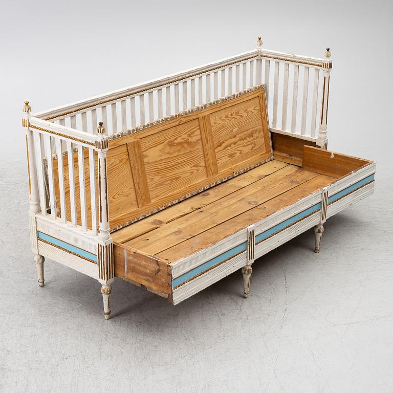 Sofa, late Gustavian, circa 1800.