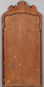 SPEGEL, senbarock, Busch & Echtler, märkt med Göteborgs hallstämpel, omkring 1700-talets mitt.