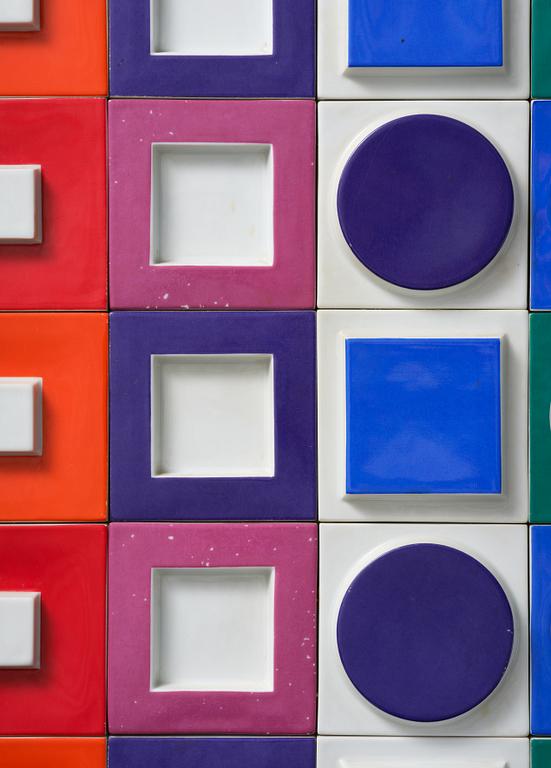 Victor Vasarely, a relief, Rosenthal Studio Linie, Germany.