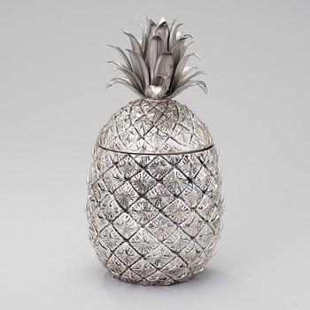 A MAURO MANETTI SIGNED 1960'S ICE BUCKET BY Fonderia d'Arte, Italy.