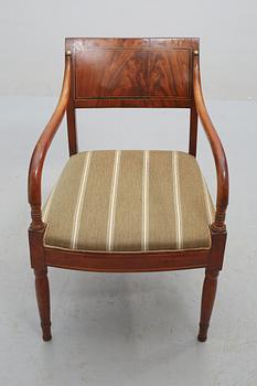 KARMSTOLAR, ett par, Karl-Johan, 1800-talets första hälft.