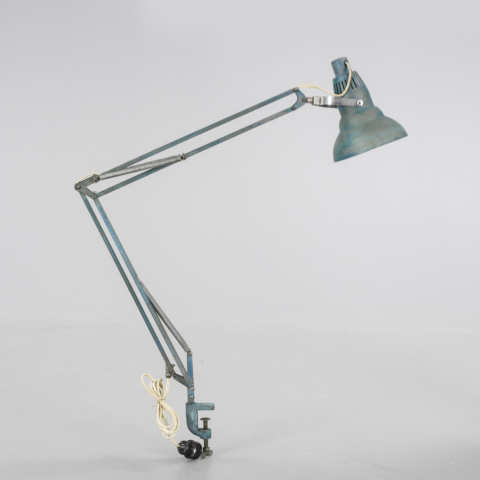 SKRIVBORDSLAMPA, 1900-talets mitt.