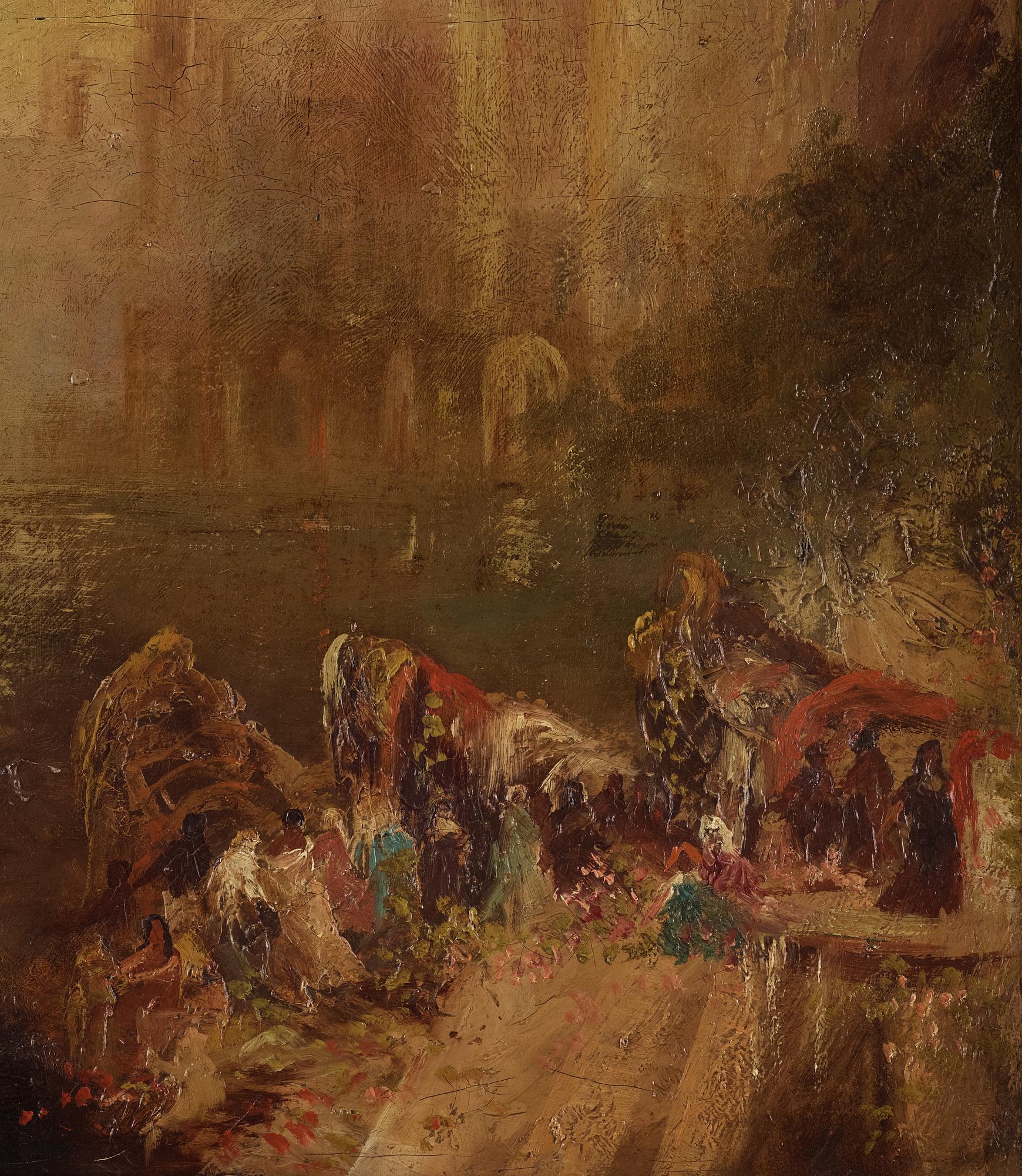 Joseph Mallord William Turner, Kopia efter, Caernarvon Castle.