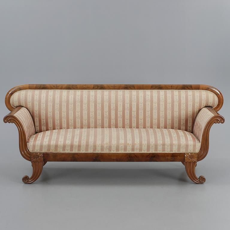 SOFFA, senempire, omkring 1800-talets mitt.