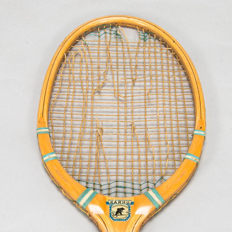 Tennismailoja, 3 kpl, Williams & Co, Paris och Karhu Urheilutarpeita Oy Sportartiklar Ab,