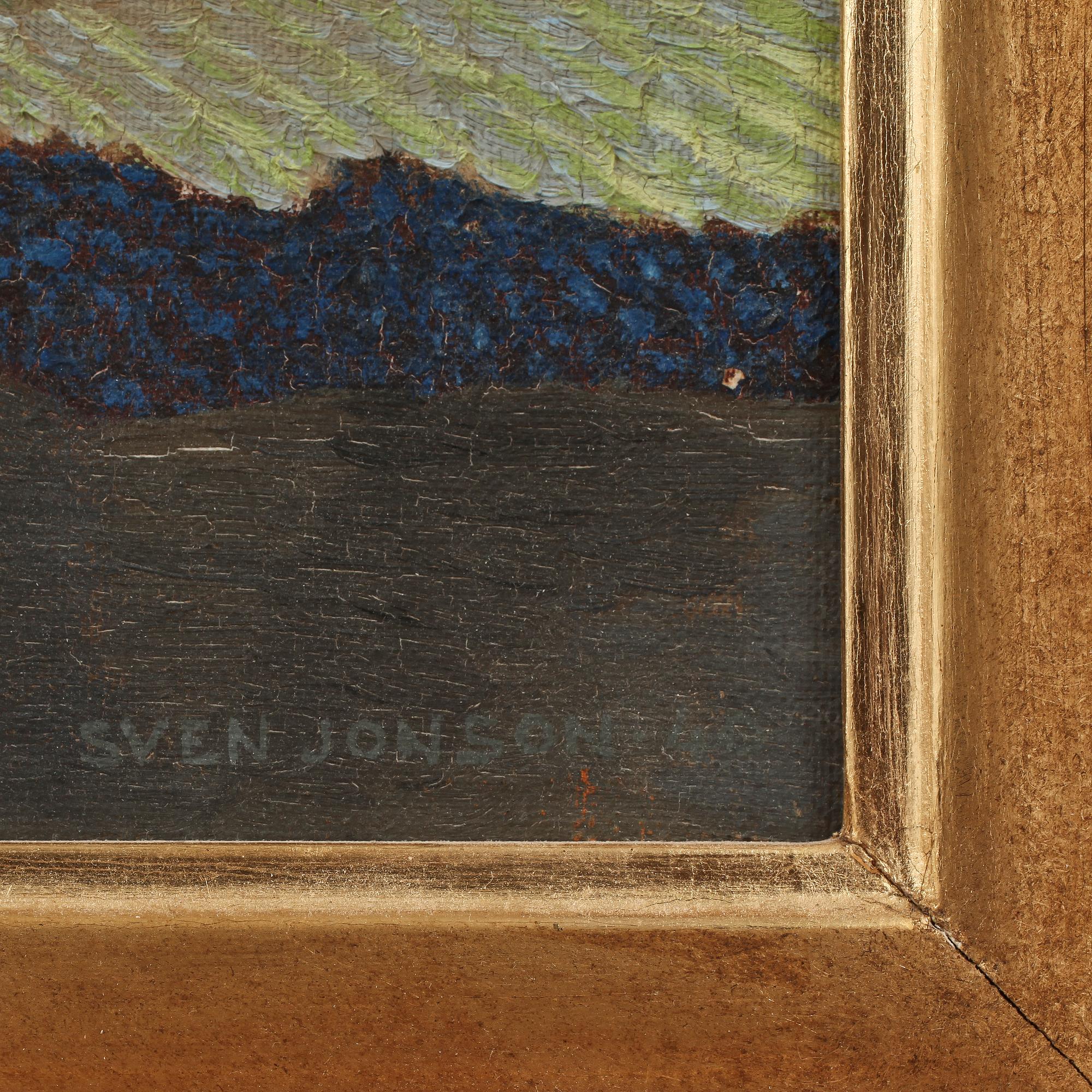 SVEN JONSON, olja på duk, sign.