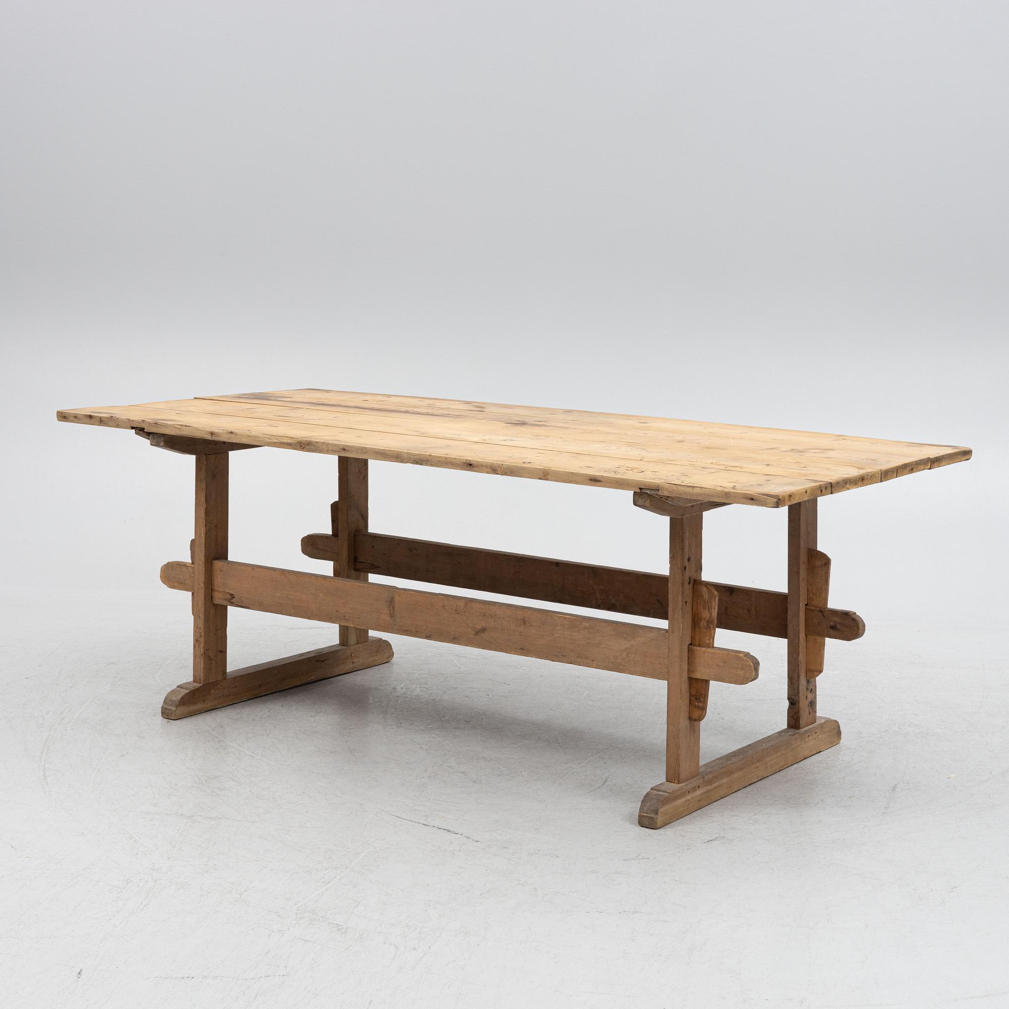 Bockbord, 1800-tal.