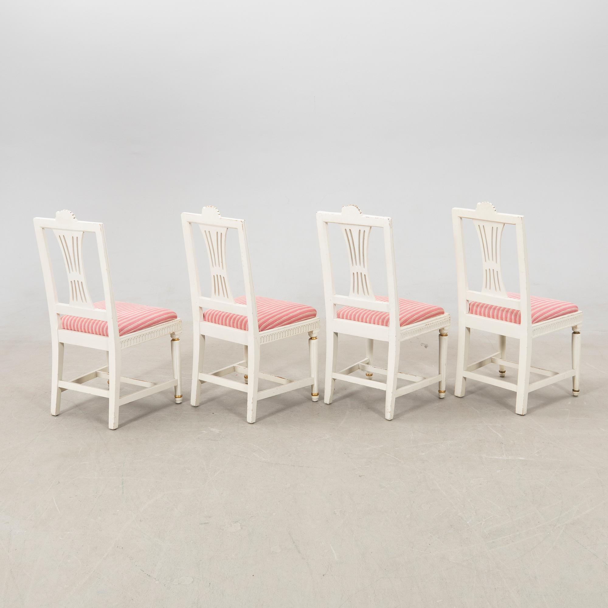 Chairs 8 pcs Empire and Empire style 18th/19th century.