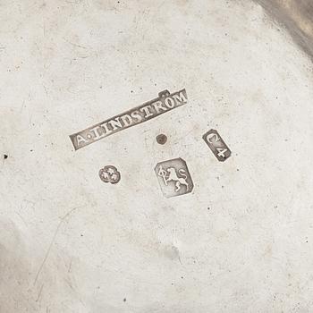 A Swedish parcel-gilt silver beaker, marks of Anders Lindström, Kalmar 1833.