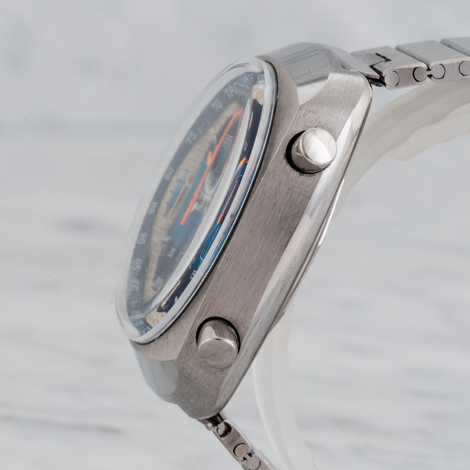 TRESSA, "tachymetre", kronograf, armbandsur, 39,5mm.