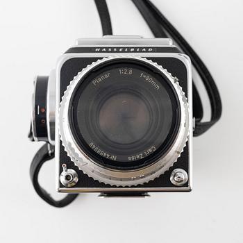 A Hasselblad 500C camera.