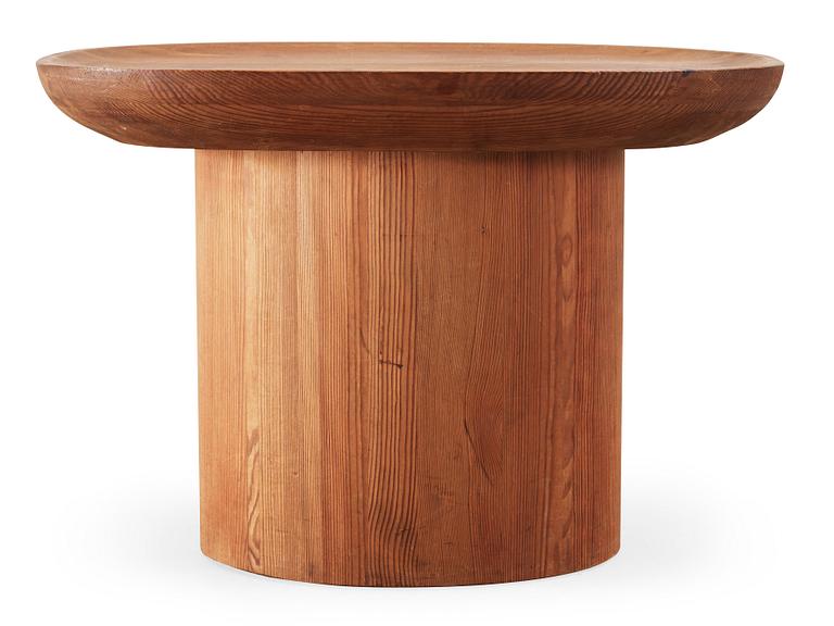 An Axel Einar Hjorth 'Utö' stained pine table, Nordiska Kompaniet, 1930's.