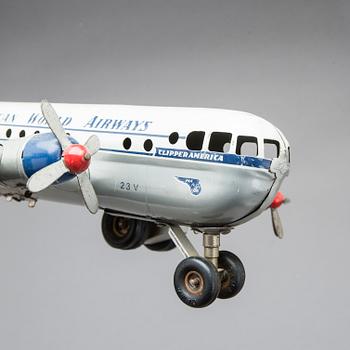 FLYGPLAN, Boeing 377 Stratocruiser.  Pan American World Airways' Clipper. Made in West Germany. 1960-tal.