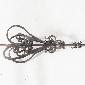 An around 1900s cast iron roof ornament.