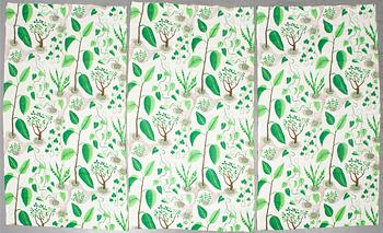 JOSEF FRANK, gardiner, 3 st, modell "Window", Firma Svenskt Tenn.