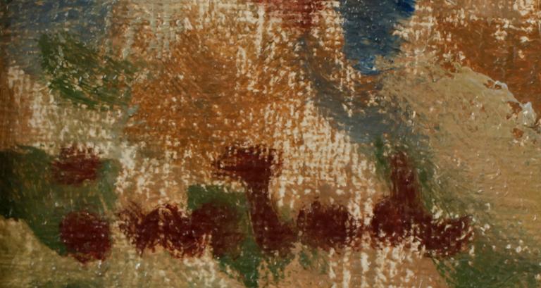 BERNHARD ÖNSTAD, olja på pannå, sign.