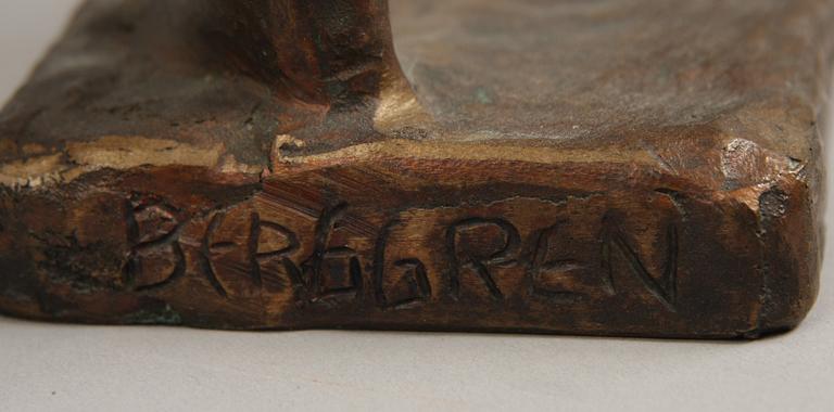 SIGGE BERGGREN, brons, sign.