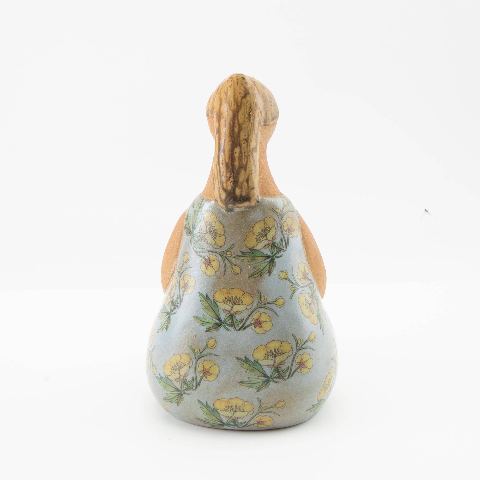 Lisa Larson, figurin "Amalia" ur ABC-flickorna Gustavsberg.
