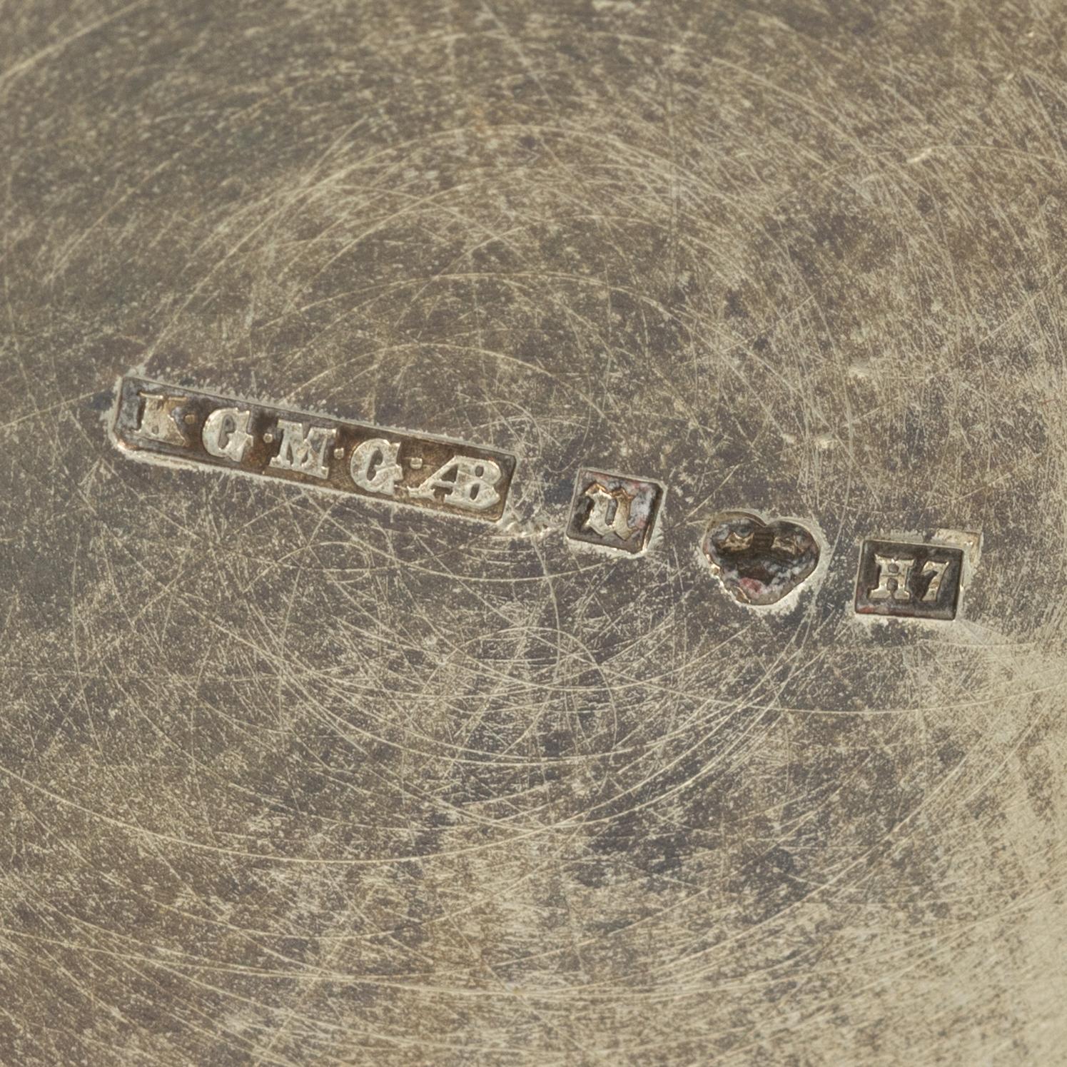 Ten Swedish silver dishes, including mark of KG Markström, Uppsala 1916.