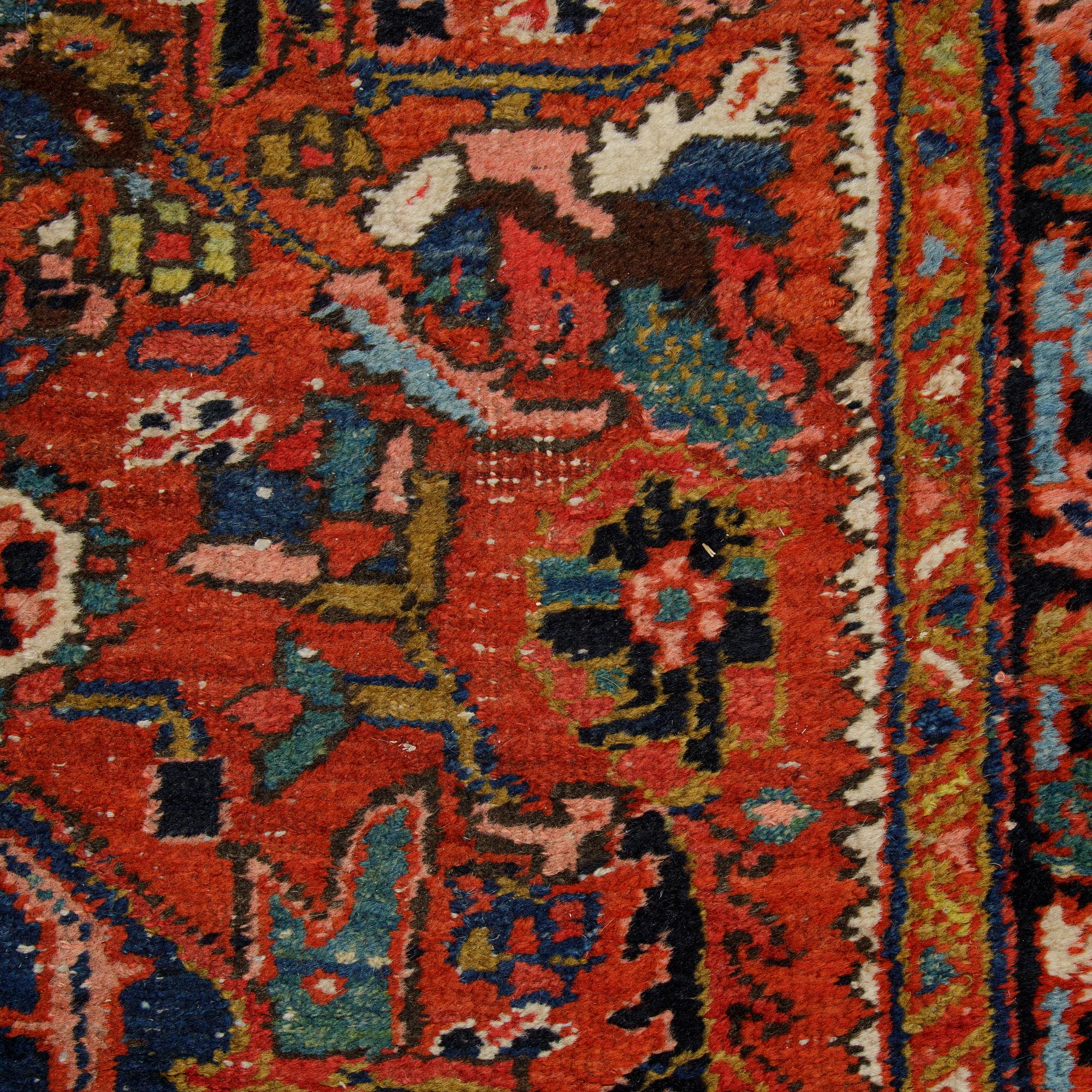 A runner, semi-antique North west persian, ca 362 x 105 cm.