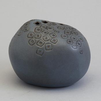 A stoneware art object by Jan de Rooden, Gustavsberg 1960´s.