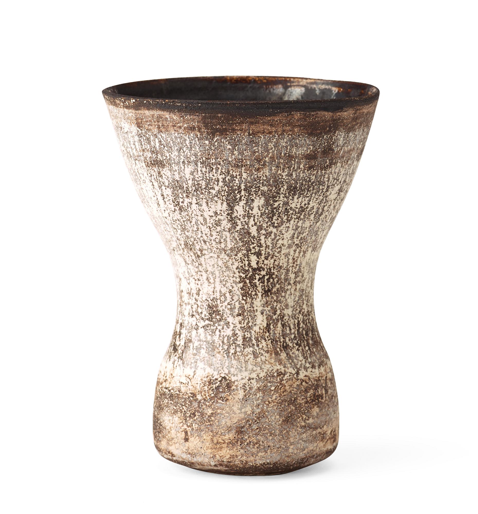 HANS COPER, vas, stengods, Studio of Lucy Rie, Albion Mews pottery, London 1955.