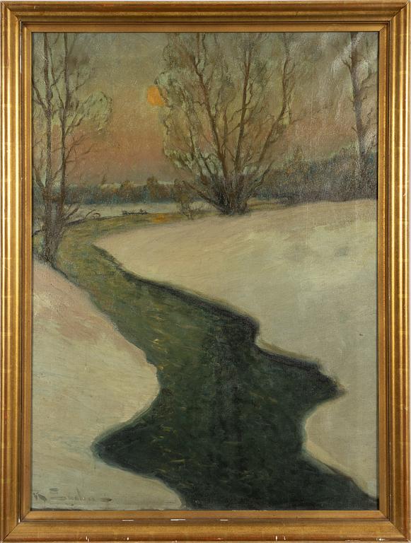 Ragnar Swahn, Winter Stream.