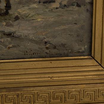 FRITHJOF SMITH-HALD, oil on panel signed.