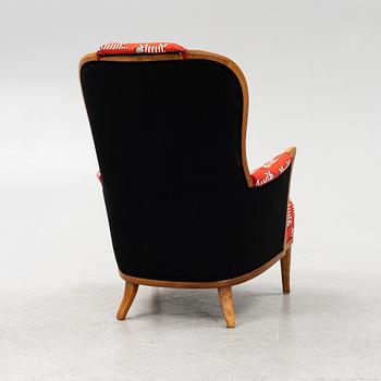 Carl Malmsten, a 'Vår fru' armchair, O.H. Sjögren, second half of the 20th Century.