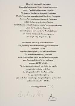 Robert Motherwell, "Octavio Paz, Three Poems".