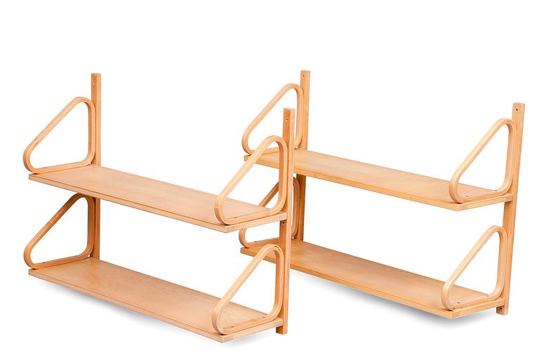 Alvar Aalto, A SET OF TWO SHELVES, No 112/2.